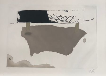 Gravure Tàpies - Cartró