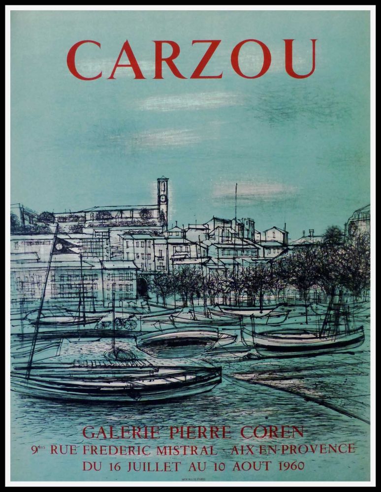 Affiche Carzou - CARZOU GALERIE PIERRE COREN, AIX EN PROVENCE