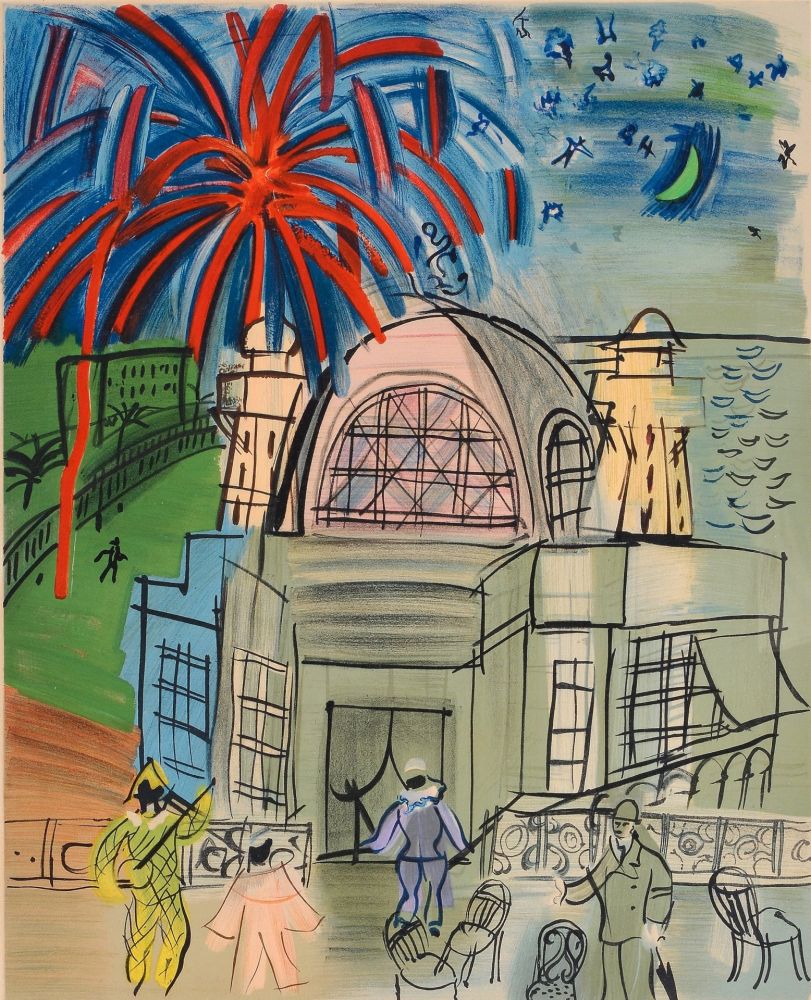 Lithographie Dufy - CASINO-NIZZA