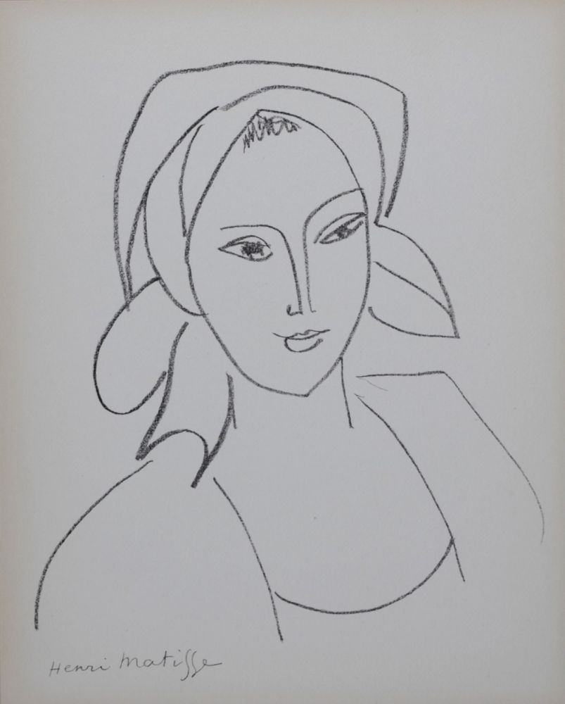 Lithographie Matisse - Catherinette