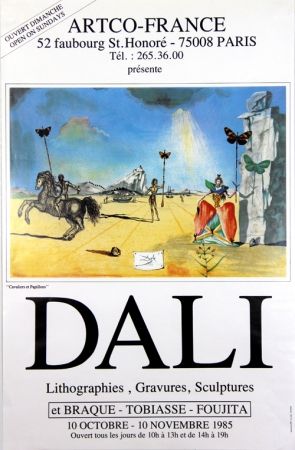 Offset Dali - Cavaliers et Papillons