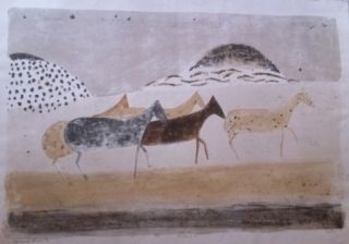 Lithographie Music - Cavallini