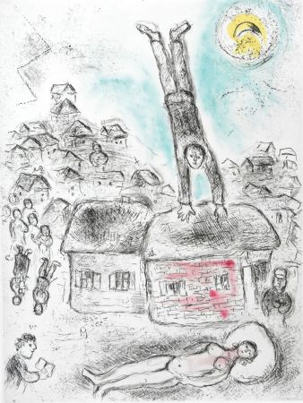 Aucune Technique Chagall -  Ce lui qui dit les choses sans rien dire (Plate 10)