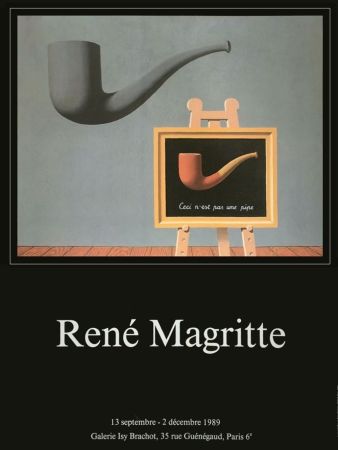 Affiche Magritte - Ceci n'est pas une pipe