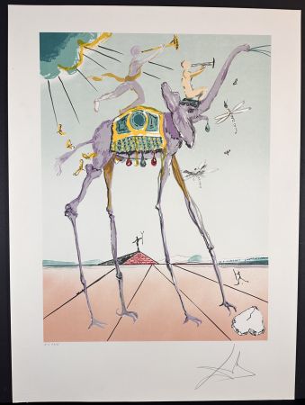 Lithographie Dali - Celestial Elephant or Space Elephant