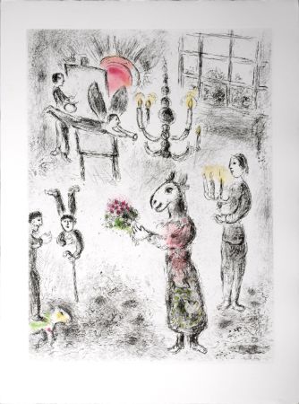 Eau-Forte Et Aquatinte Chagall - Celui qui dit les choses sans rien dire, 1976 - PLATE 1