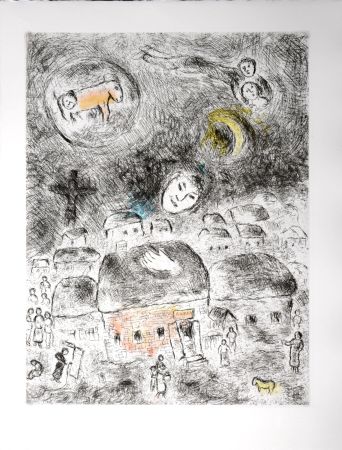 Eau-Forte Et Aquatinte Chagall - Celui qui dit les choses sans rien dire, 1976 - PLATE 11