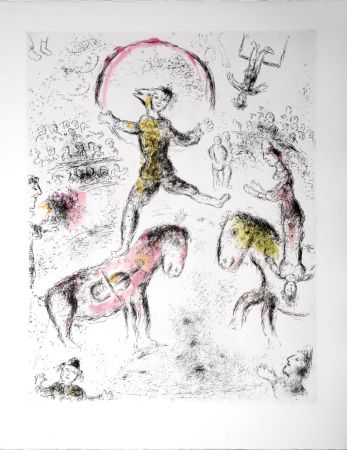 Eau-Forte Et Aquatinte Chagall - Celui qui dit les choses sans rien dire, 1976 - PLATE 17