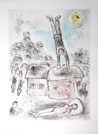 Eau-Forte Et Aquatinte Chagall - Celui qui dit les choses sans rien dire, 1976 - PLATE 2