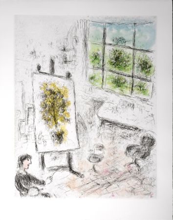 Eau-Forte Et Aquatinte Chagall - Celui qui dit les choses sans rien dire, 1976 - PLATE 7