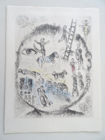 Eau-Forte Et Aquatinte Chagall - Celui qui dit les Choses sans rien dire, planche 528