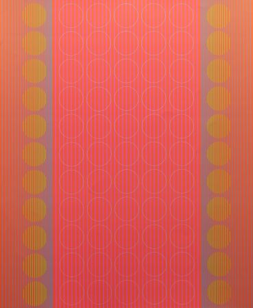 Sérigraphie Stanczak - Centered Rings, from Twelve Progressions