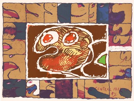 Lithographie Alechinsky - Central Park