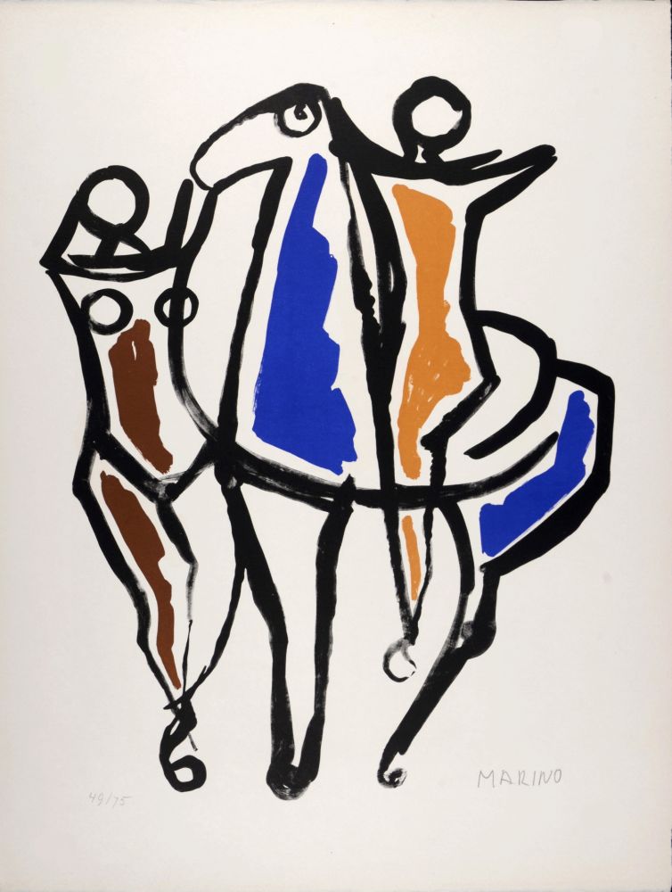 Lithographie Marini - Ceramica II, c. 1955 - Hand-signed!