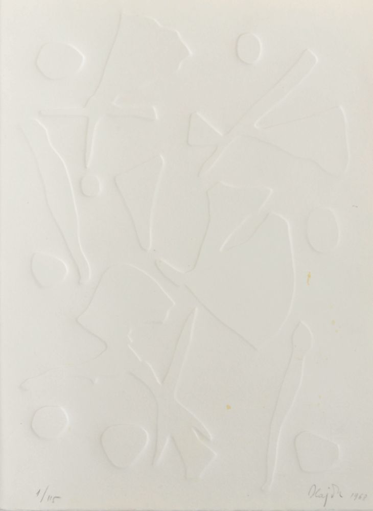 Lithographie Hajdu - Chanson..., 1968