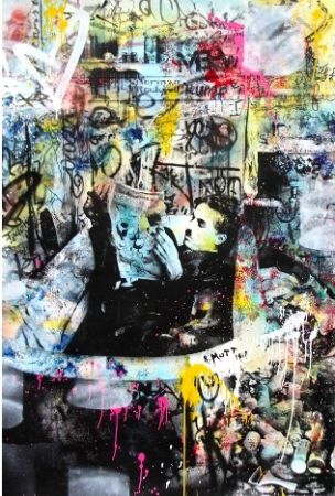 Sérigraphie Mr Brainwash - Chaplin, 2016  