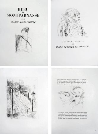 Livre Illustré Dunoyer De Segonzac - Charles-Louis Philippe : BUBU DE MONTPARNASSE (1929)