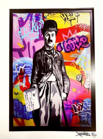 Estampe Numérique Fat - Charlie Chaplin II Print
