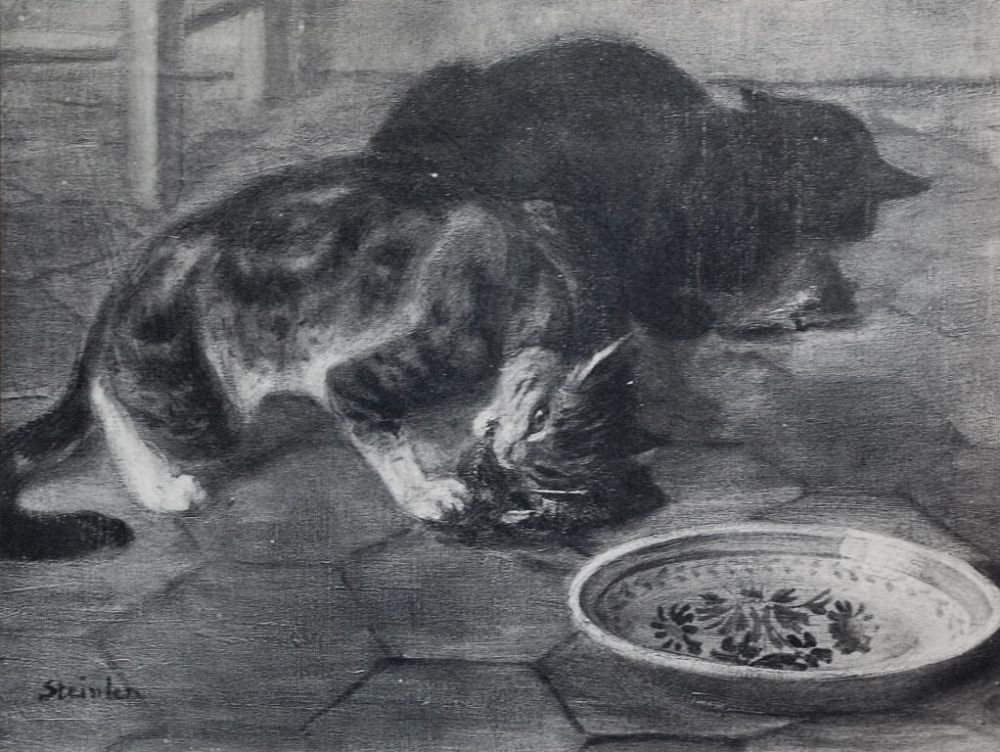 Lithographie Steinlen - Chats et Autres Bêtes