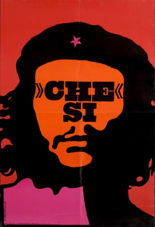 Sérigraphie Cieslewicz  - Che Si, 1968 - Large silkscreen poster (Scarce!)