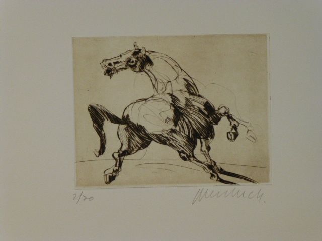 Gravure Weisbuch - Cheval