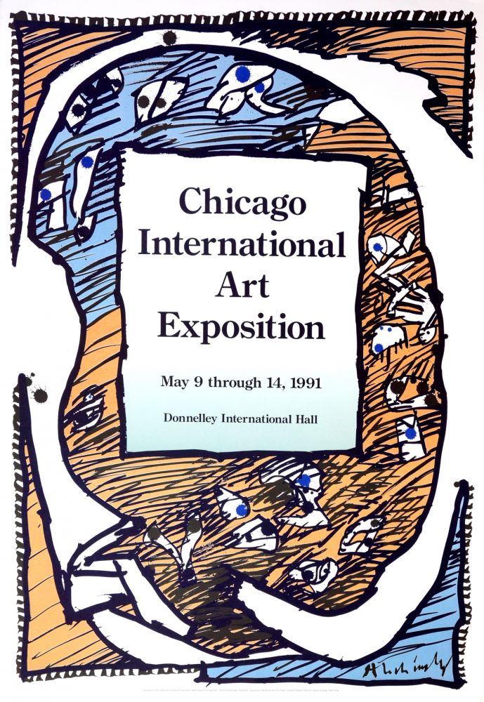Affiche Alechinsky - Chicago International Art Exposition