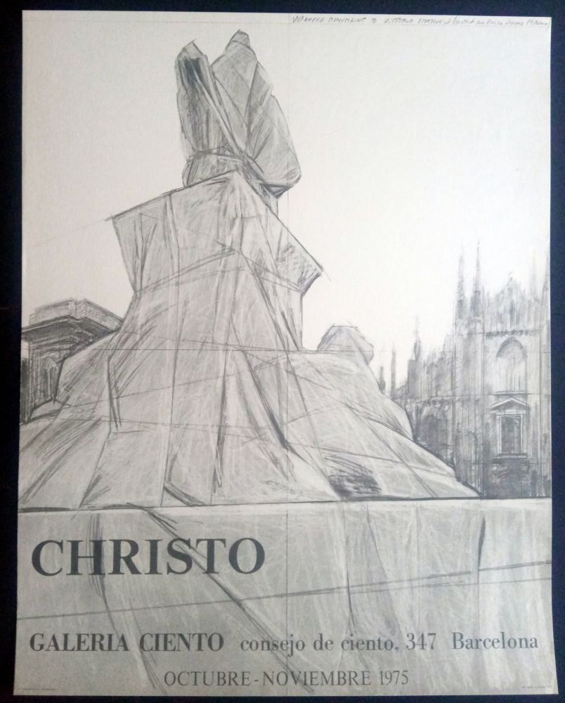 Affiche Christo - Christo - Galeria Ciento 1975