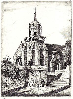 Gravure Strang - Church of Perros-Guirec