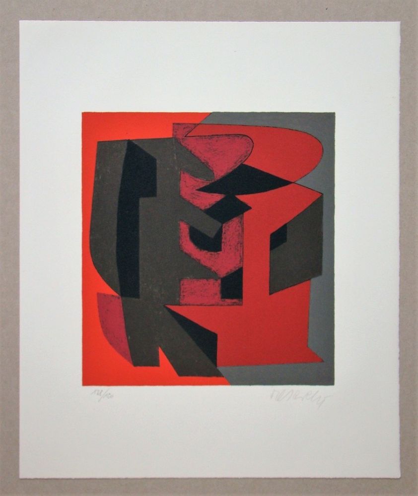 Lithographie Vasarely - Cibira