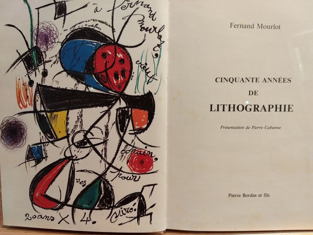 Livre Illustré Miró (After) - Cinquante annees De lithographie