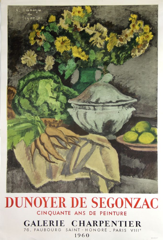 Lithographie Dunoyer De Segonzac - Cinquante Ans de Peintures