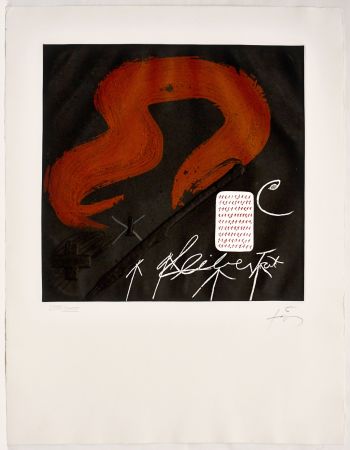 Eau-Forte Tàpies - Cinta roja