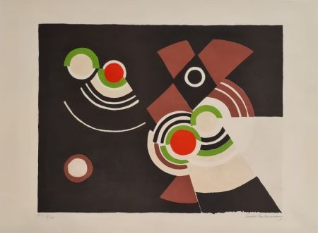 Lithographie Delaunay - Cinéma 