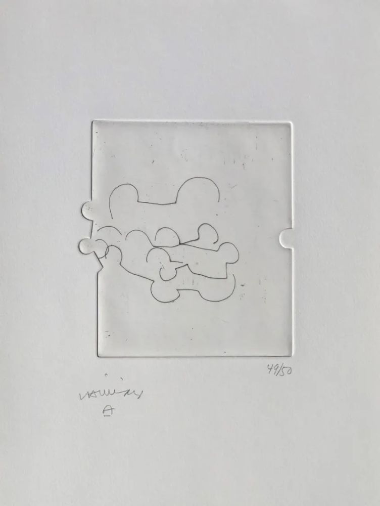 Eau-Forte Chillida - Cioran XXVII