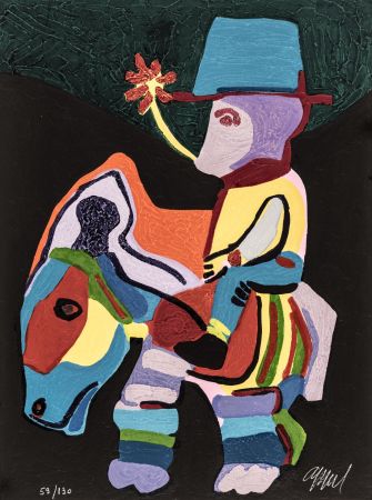 Gravure Sur Bois Appel - Circus 05 - L'âne trop paisible pour les enfants cruels