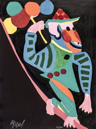 Gravure Sur Bois Appel - Circus 26 - Crever l'espace enjamber le temps