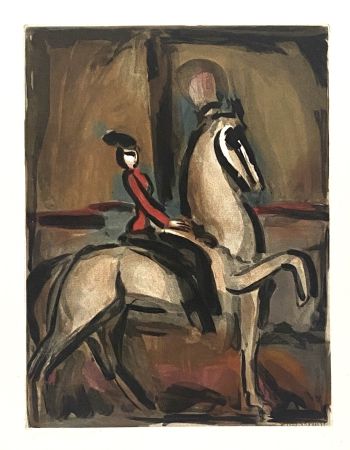 Aquatinte Rouault - Cirque – Amazone