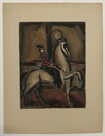 Aquatinte Rouault - Cirque – Amazone