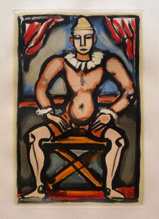 Aquatinte Rouault - Cirque de L’Etoile Filante: Enfant de la Balle