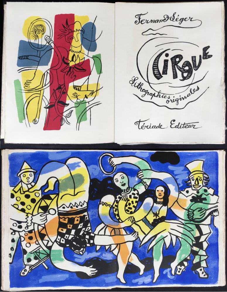 Livre Illustré Leger - CIRQUE. Lithographies originales de Fernand Léger (Tériade 1950)
