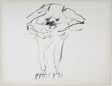 Aucune Technique De Kooning - Clam Digger from Portfolio 9