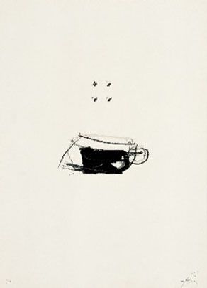 Lithographie Tàpies - Clau 10