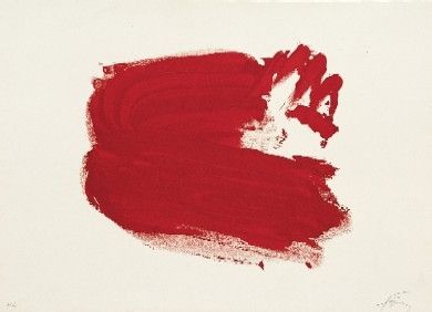 Lithographie Tàpies - Clau del Foc 4