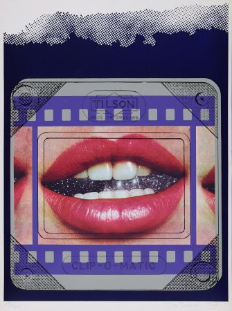 Sérigraphie Tilson - Clip O Matic Lips