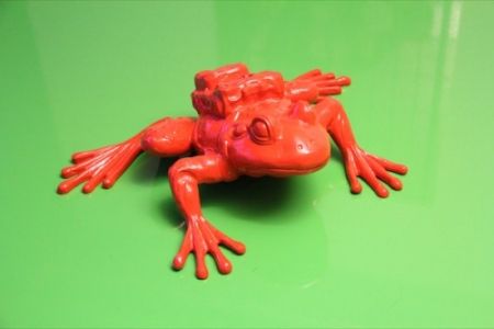 Multiple Sweetlove - Cloned RED Aluminum FROG with backpack