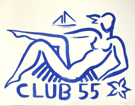 Lithographie Szczesny - Club 55