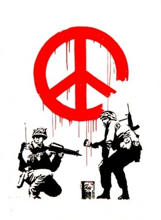 Sérigraphie Banksy - CND Soldiers