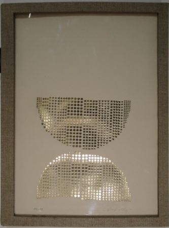 Sérigraphie Vasarely - Code avec en regard des oeuvres originales de Vasarely