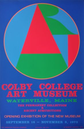 Sérigraphie Indiana - Colby College, Art Museum, Waterville, Maine. The permanent collection & recent acquistions. Opening exhibition of the new museum, September 16- November 3, 1973