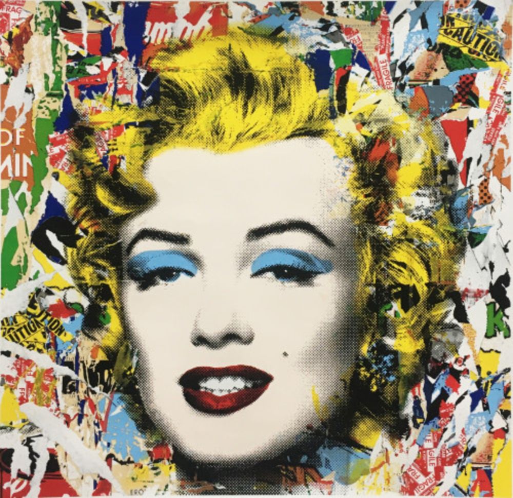 Sérigraphie Mr. Brainwash - Collage from Marilyn POPfolio